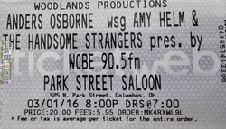 Amy Helm & The Handsome Strangers / Anders Osborne on Mar 1, 2016 [205-small]