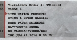 Sting / Peter Gabriel on Jun 21, 2016 [213-small]