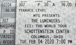 The Lumineers / Mt. Joy / J.S. Ondara on Feb 4, 2020 [276-small]
