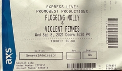 Flogging Molly / Violent Femmes / Me First And The Gimme Gimmes / THICK on Sep 8, 2021 [335-small]