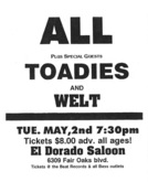 All / The Toadies / Welt on May 2, 1995 [402-small]