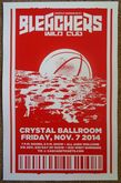 Poster, Bleachers / Wild Cub on Nov 7, 2014 [656-small]