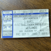 Avail / Leatherface / Dillinger 4 on Sep 1, 2000 [657-small]
