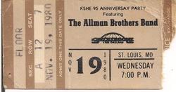 The Allman Brothers Band / Gamma / The Michael Stanley Band on Nov 19, 1980 [056-small]