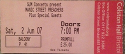 Manic Street Preachers / Kids In Glass Houses / Johnny Boy on Jun 2, 2007 [564-small]