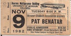 Pat Benatar / Saga on Nov 9, 1982 [753-small]