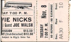Stevie Knicks / Joe Walsh on Nov 8, 1983 [765-small]