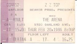 ZZ Top / Jimmy Barnes on Feb 20, 1986 [650-small]