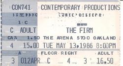 The Firm on May 13, 1986 [652-small]