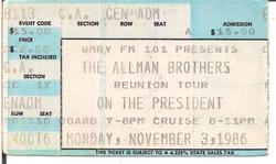The Allman Brothers Band on Nov 3, 1986 [658-small]