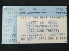 Jimmy Eat World / Plain White T's on Sep 9, 2004 [702-small]