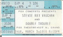 Stevie Ray Vaughan with Double Trouble / The Fabulous Thunderbirds on Mar 3, 1988 [706-small]