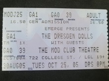 The Dresden Dolls / Devotchka / Faun Fables on Oct 25, 2005 [725-small]