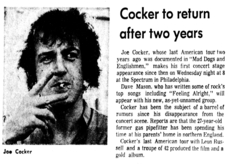 Joe Cocker / Dave Mason on Mar 22, 1972 [297-small]