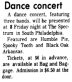 Humble Pie / Spooky Tooth / Black Oak Arkansas  on May 25, 1973 [316-small]