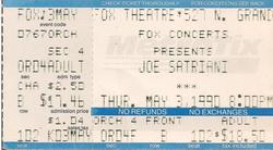 Joe Satriani / Stevie Salas on May 3, 1990 [322-small]