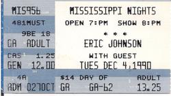 Eric Johnson on Dec 4, 1990 [340-small]