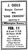 The J. Geils Band / King Crimson on Feb 11, 1972 [462-small]