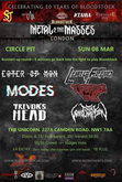 tags: Gig Poster, The Unicorn - Eater Of Man / Lung Fluid / Modes / Thrasherwolf / Trevors Head / Total Consumption on Mar 8, 2020 [496-small]