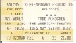 TODD RUNDGREN on May 7, 1991 [592-small]