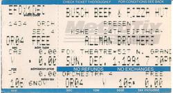 The Allman Brothers Band / Henry Lee Summer on Dec 1, 1991 [594-small]