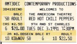 Red Hot Chilli Peppers / Pearl Jam / Smashing Pumpkins on Dec 3, 1991 [596-small]