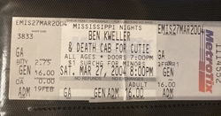 Death Cab For Cutie / Ben Kweller on Mar 27, 2004 [908-small]