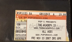 The Sleeping / The Academy Is… / Armor for Sleep on Nov 23, 2007 [984-small]