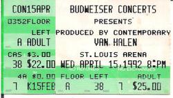 Van Halen / Baby Animals on Apr 15, 1992 [092-small]