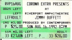 Jimmy Buffett on Aug 16, 1992 [108-small]