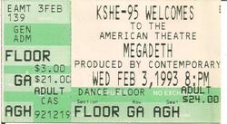 Megadeth / Stone Temple Pilots on Feb 3, 1993 [114-small]