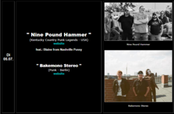 Nine Pound Hammer / Bakemono Stereo on Jul 5, 2022 [242-small]