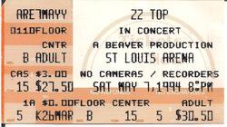 ZZ Top on May 7, 1994 [645-small]