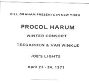 Procol Harum / Winter Consort / Teegarden and Van Winkle on Apr 23, 1971 [606-small]