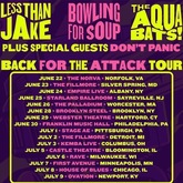 Less Than Jake / Thomas Ian Nicholas / Bowling for Soup / The Aquabats / Don't Panic on Jul 9, 2022 [290-small]