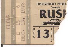Rush / April Wine / Starz on Dec 13, 1978 [561-small]