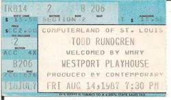 Todd Rundgren on Aug 14, 1987 [596-small]
