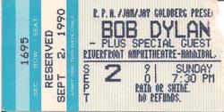 Bob Dylan / Wire Train on Sep 2, 1990 [622-small]