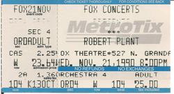 Robert Plant / Faith No More on Nov 21, 1990 [627-small]