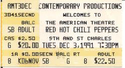Red Hot Chilli Peppers / Pearl Jam / Smashing Pumpkins on Dec 3, 1991 [634-small]