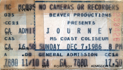 Journey / Glass Tiger on Dec 7, 1986 [718-small]