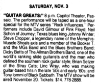 Guitar Greats on Nov 3, 1984 [869-small]
