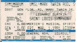 Saint Louis Symphony on Mar 1, 1991 [052-small]