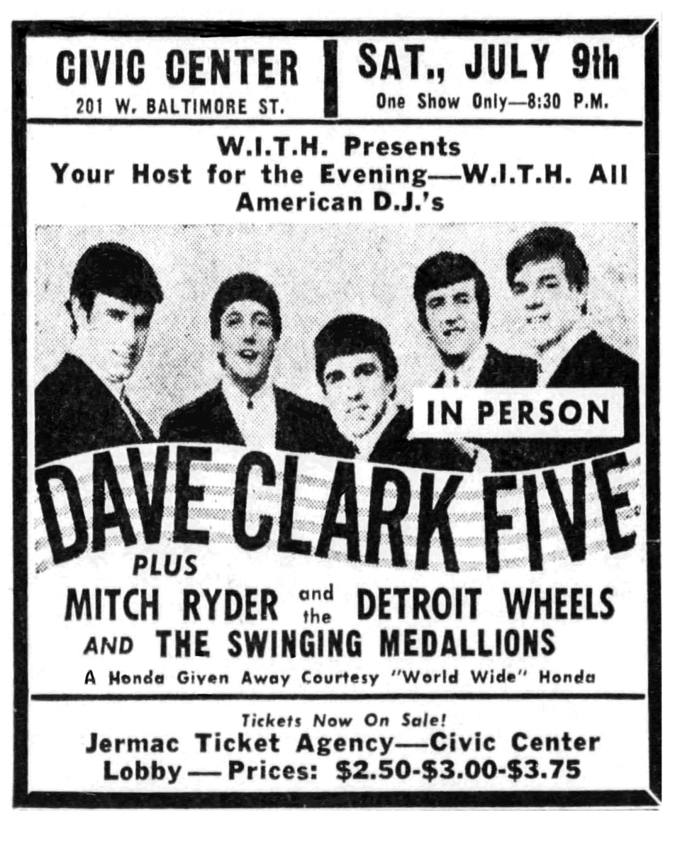 dave clark five tour dates