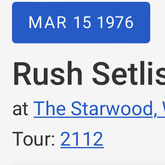 Rush on Mar 15, 1976 [229-small]