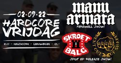 tags: Gig Poster - Manu Armata / Skroetbalg / Bent Out Of Shape on Sep 2, 2022 [296-small]