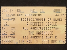 A Perfect Circle / Snake River Conspiracy on Mar 13, 2001 [400-small]