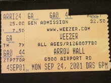 Weezer / The Start on Sep 24, 2001 [403-small]