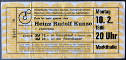 Heinz Rudolf Kunze & Verstärkung on Feb 10, 1986 [604-small]