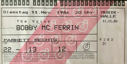 Bobby McFerrin on Nov 11, 1986 [616-small]